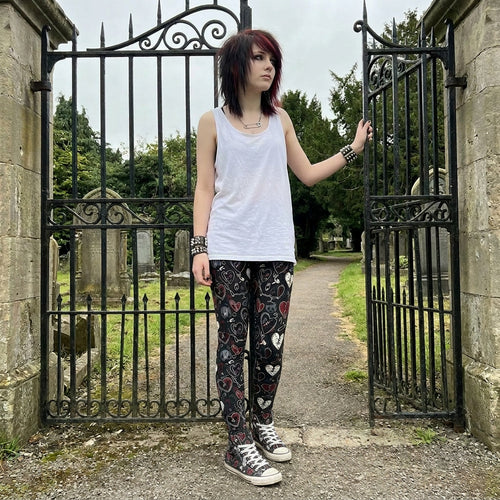 Broken Doodle High-Top Sneakers