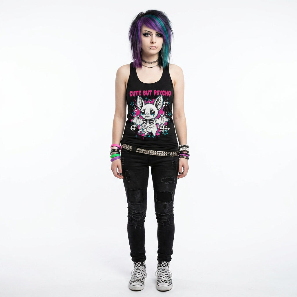 Cute But Psycho Bat Tank