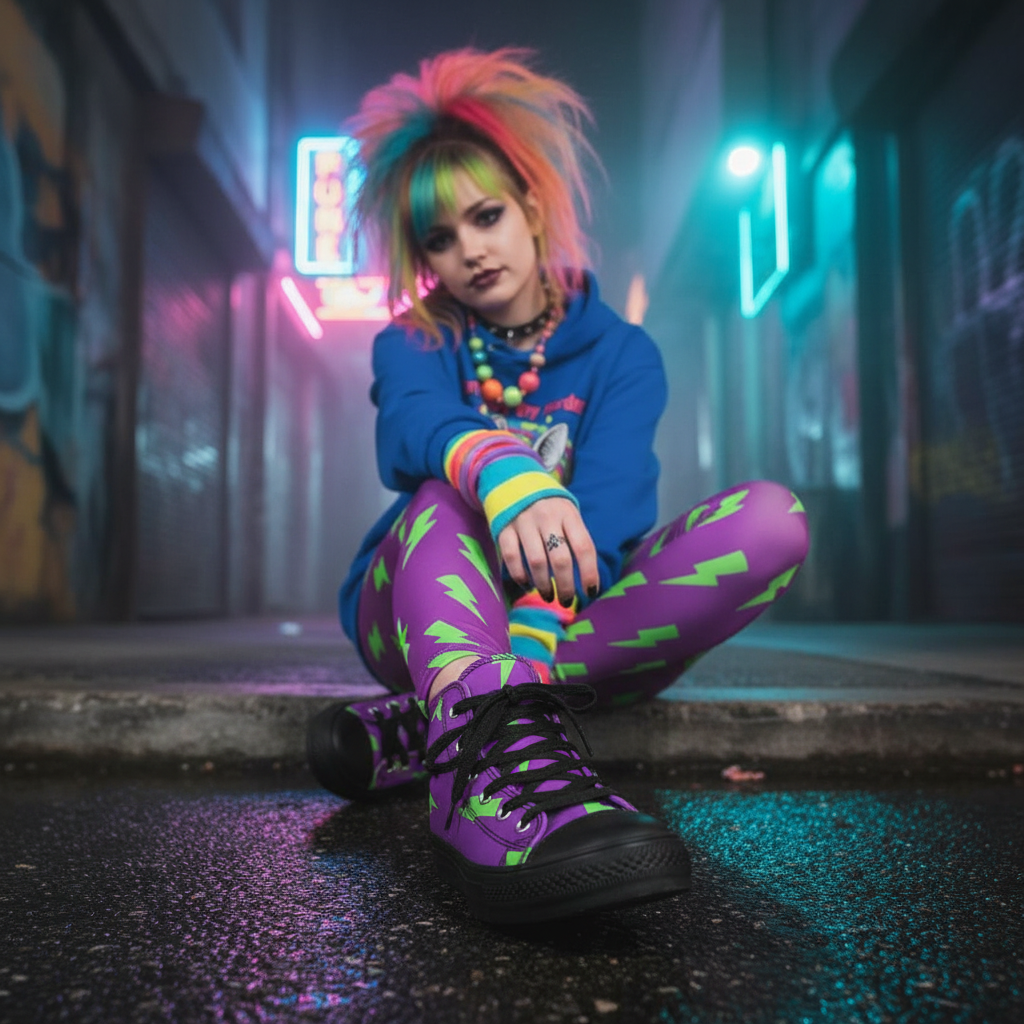 Electric Bolt Pop Scene Shoes