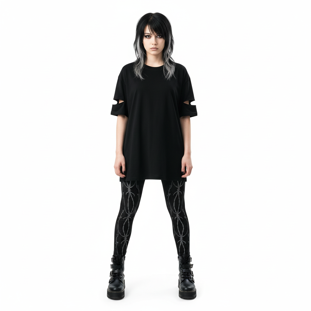 Barbed Wire Shadow Leggings