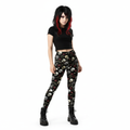Skull Rose Gothic Leggings