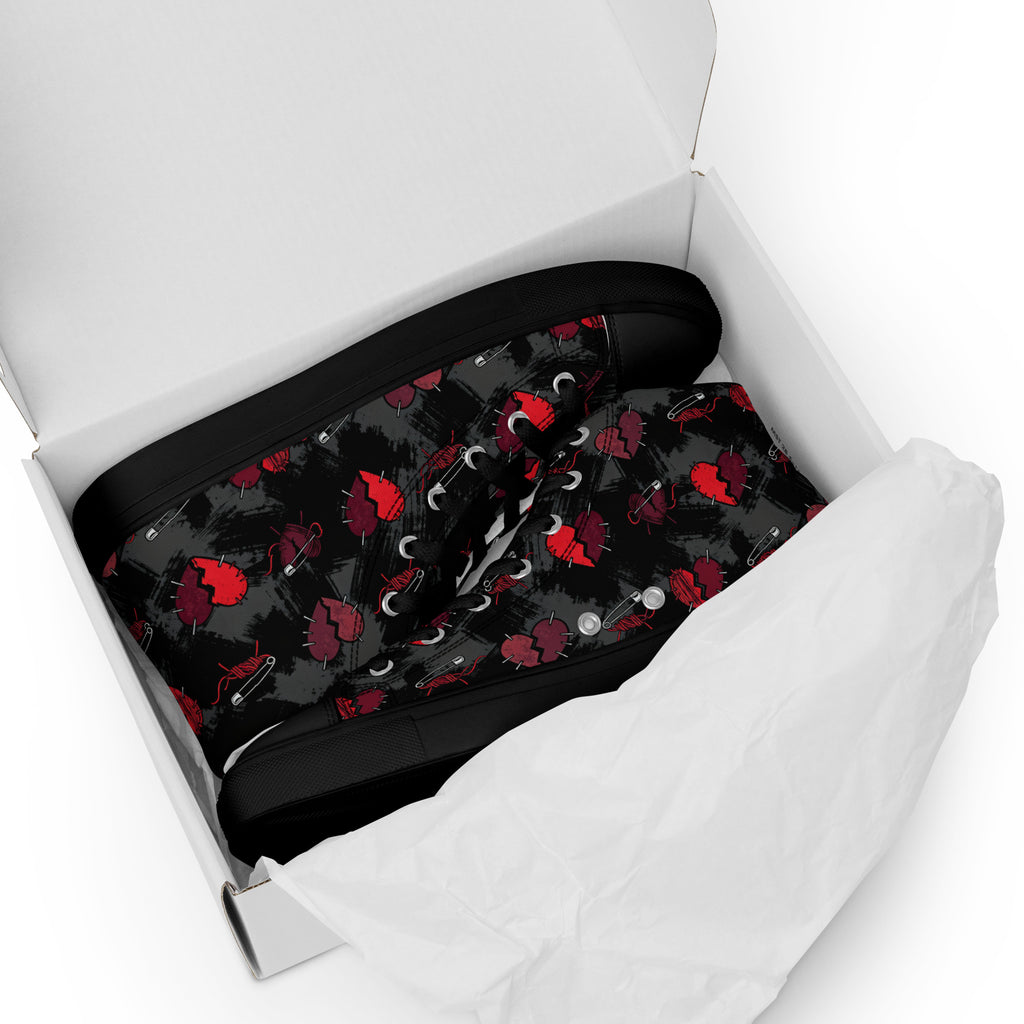Crimson Shadow Bloodsplatter High-Tops
